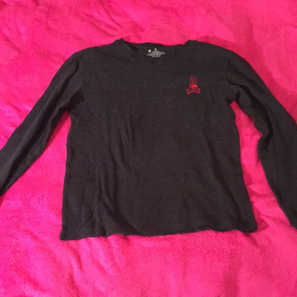 Psycho Bunny Black Long Sleeve with Red Accent - Picture 4 of 14
